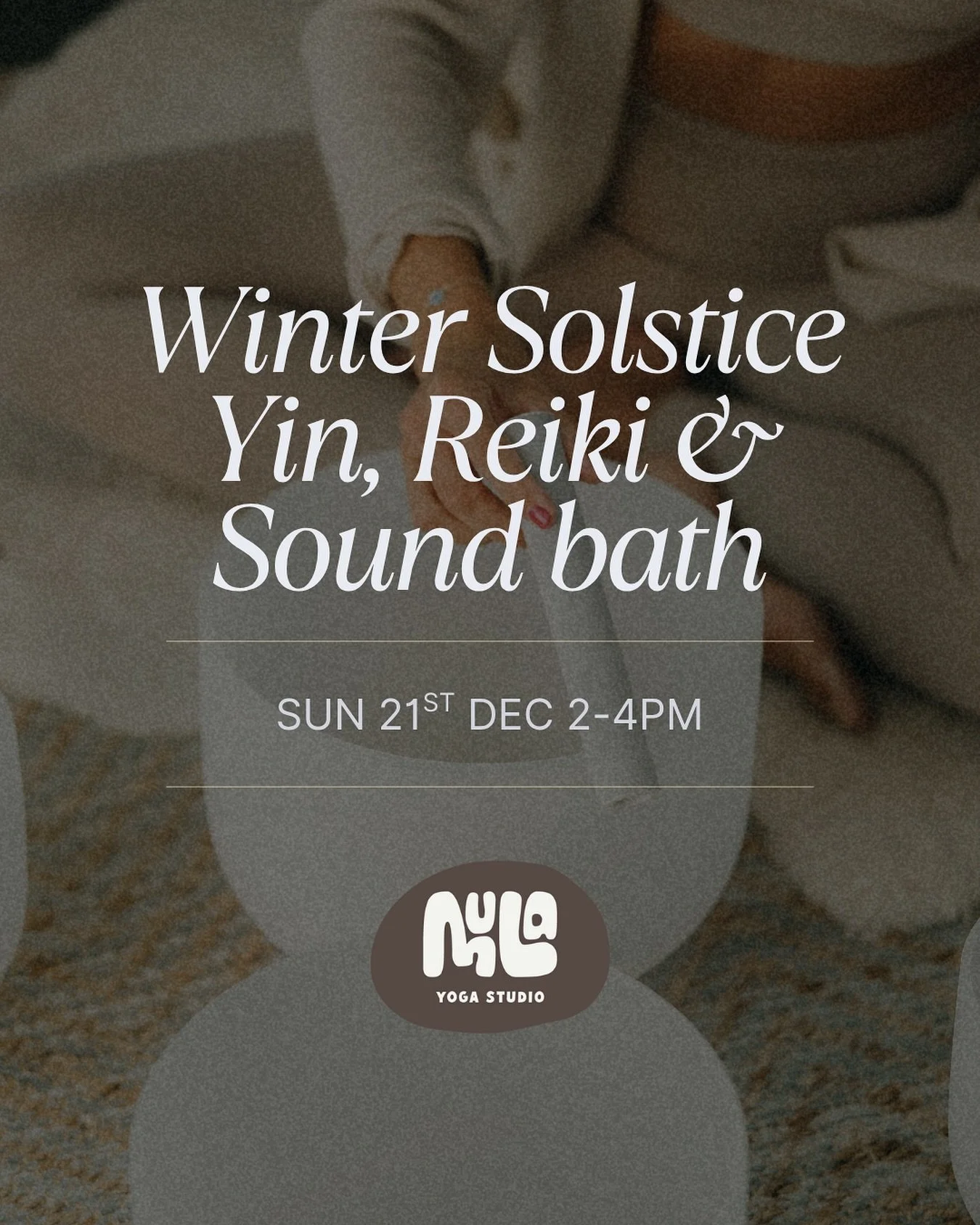 Our final event offering of this year is a sacred slow-down on the Winter Solstice. Before the festive fun, before the gathering in love.. spend an afternoon renewing your energy &amp; practicing presence ✨🤎 

Guided by the ever radiant @jessicaofth