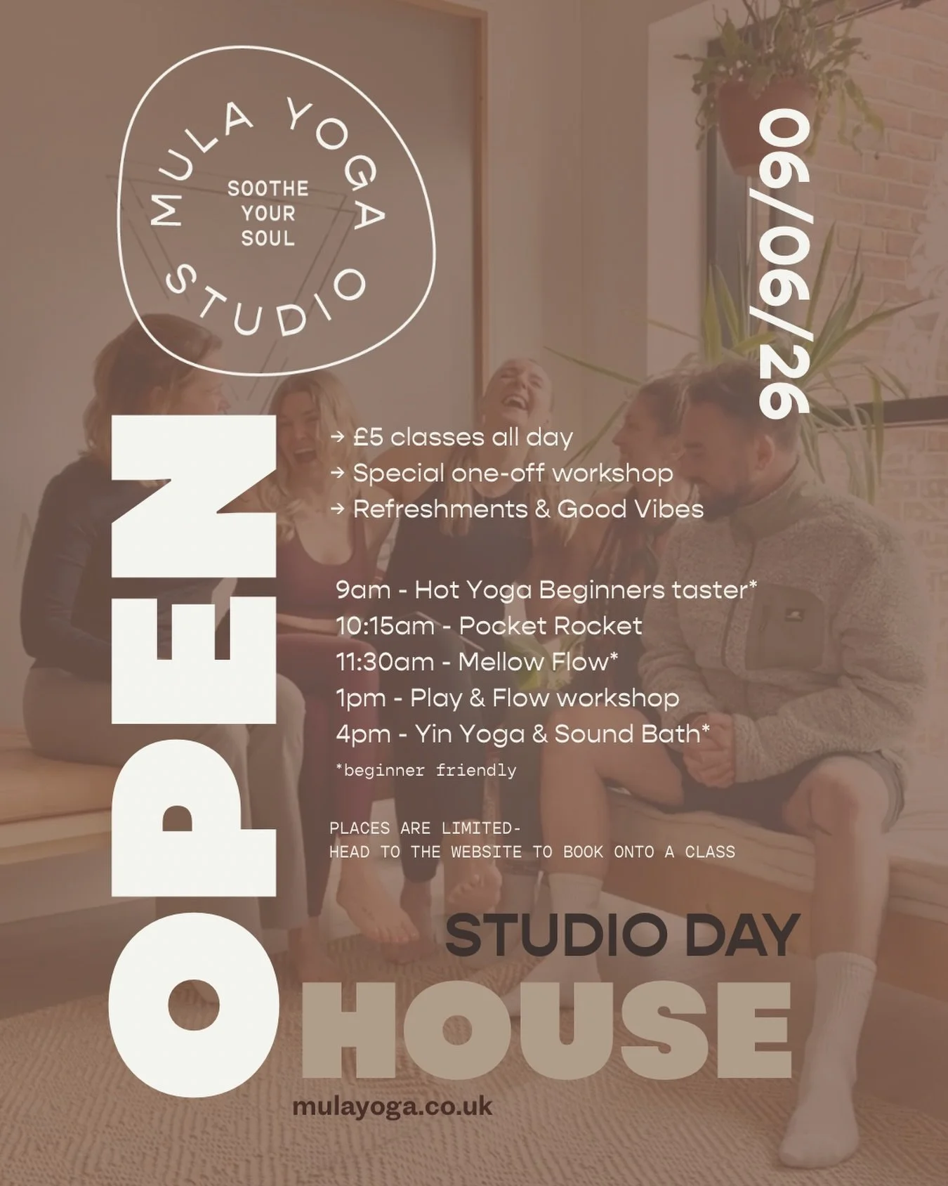 This is a day both for our current community to come together &amp; opportunity for those who want to come and try, to experience the studio space &amp; atmosphere, our incredible teaching team &amp; our epic community.

My dream for this day is full