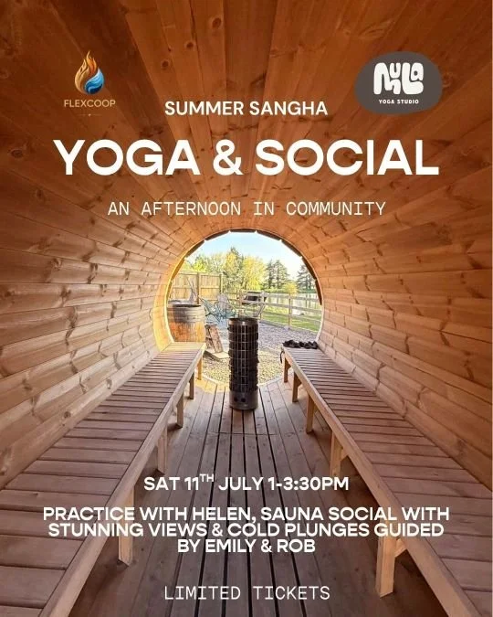 Yoga &amp; social at flex coop