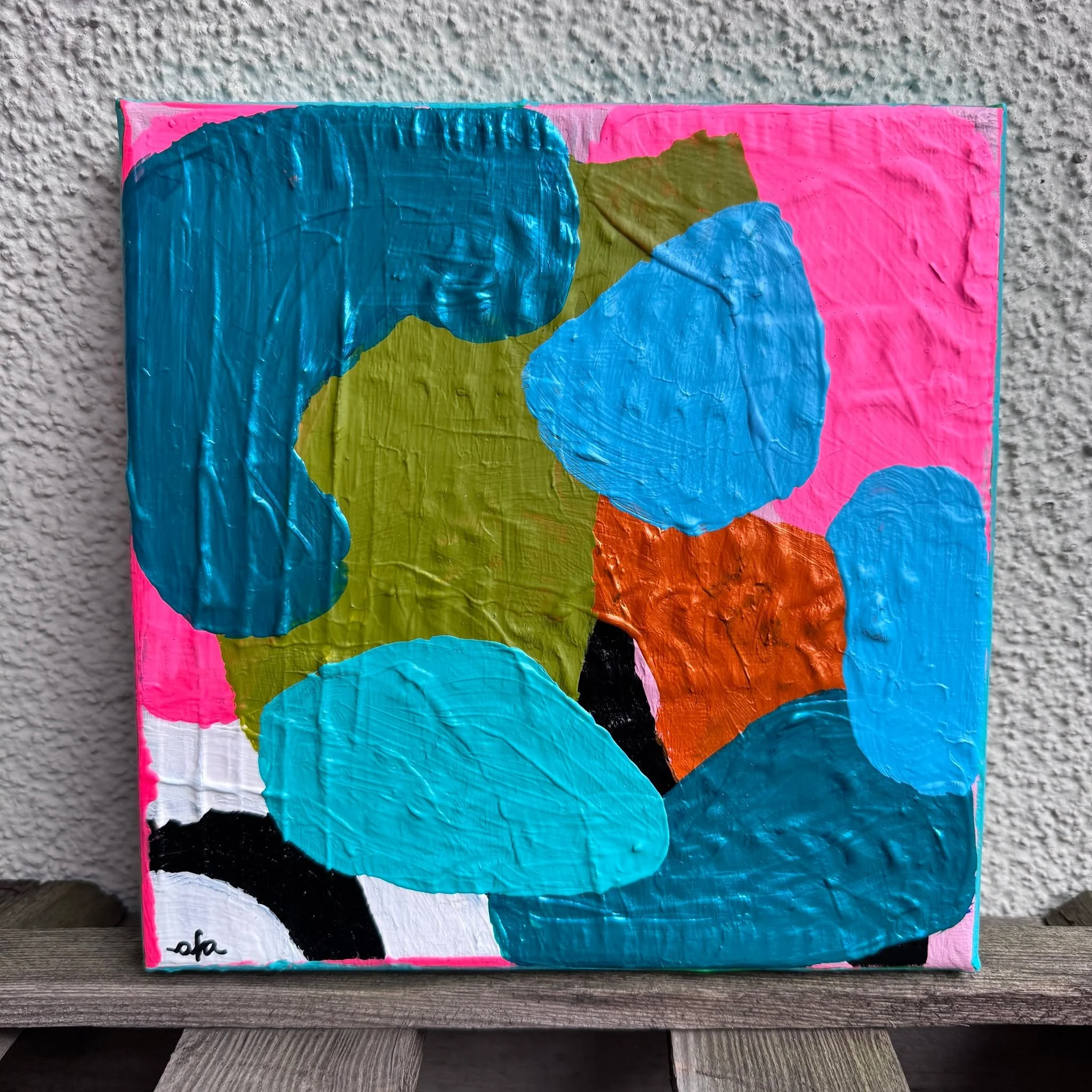 abstract | bright colors 🩷💙🩵💚

Canvas 20 x 20 cm, Acrylfarben 

Die @boesner_deutschland Metallicfarben sind sooo gut! 🫶

 #intuitiveart #acrylicpaint #artistsoninstagram #artinprogress #acrylic #acryliconcanvas #acrylicpaintings #acrylicpaintin