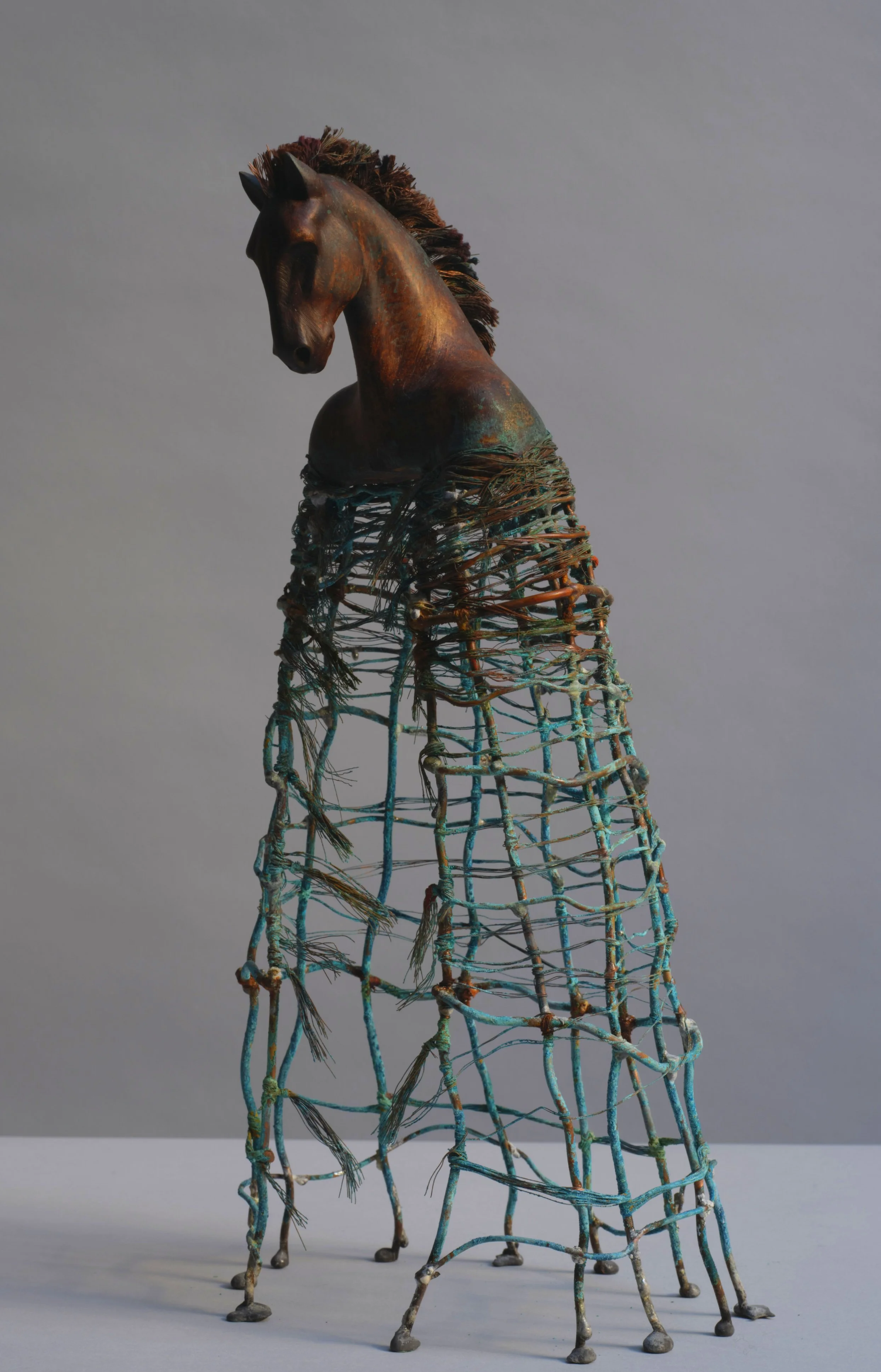 Sanctum 1 
Ceramic, copper and fibres
£550
