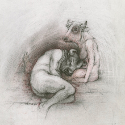 Minotaur's Dream

Edition of 50
290gsm Hemp Eco Paper 
23cm x 23cm
£30