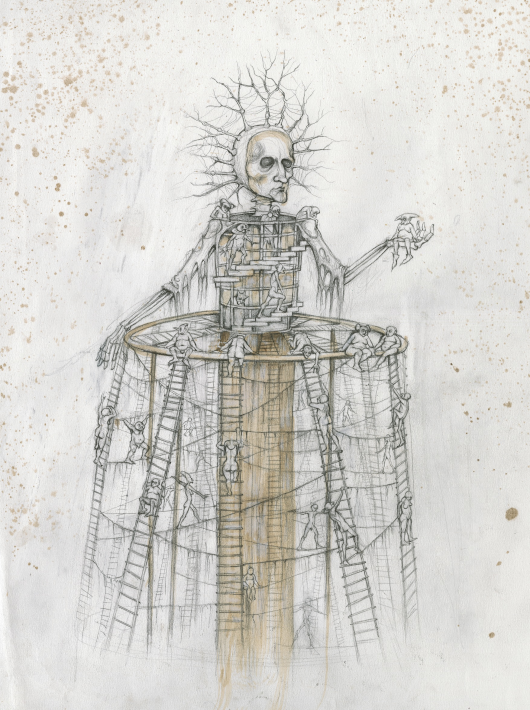 Many Mansions...Ladders 

Edition of 30
290gsm Hemp Eco Paper 
50cm x 36cm
£45
