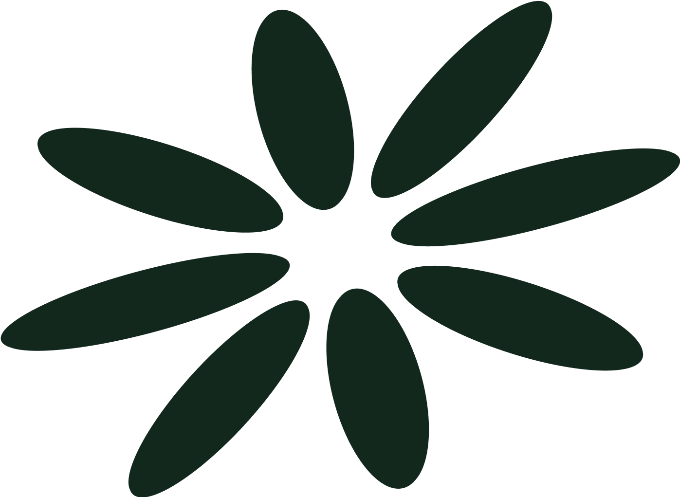 Les branches vertes d'un arbre stylisé ou d'une plante