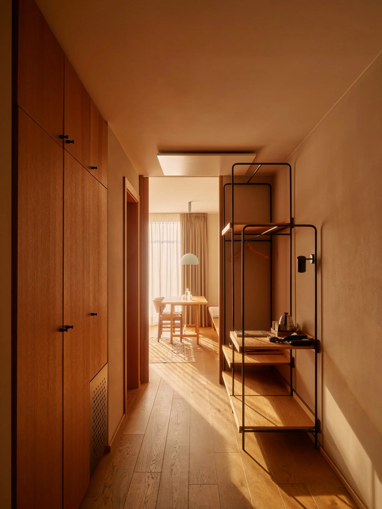 Intérieur moderne et calme
