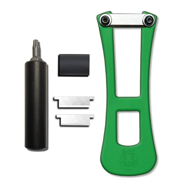 Pack taille-crayon ECUREUIL vert et accessoires