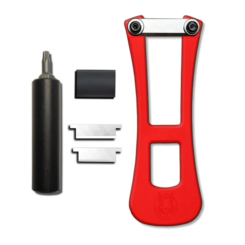 Pack taille-crayon ECUREUIL rouge et accessoires