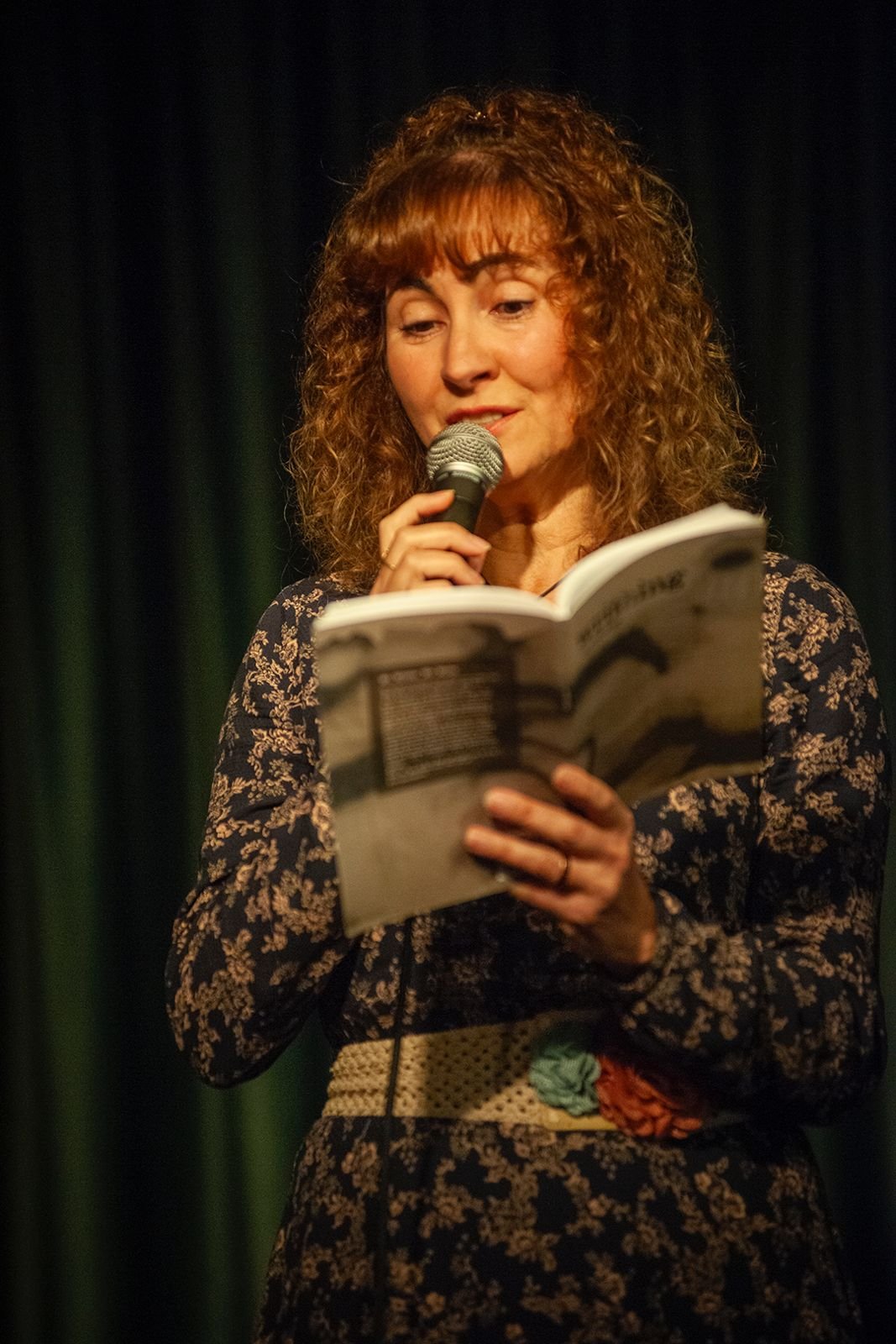 Alex reading Silent Words