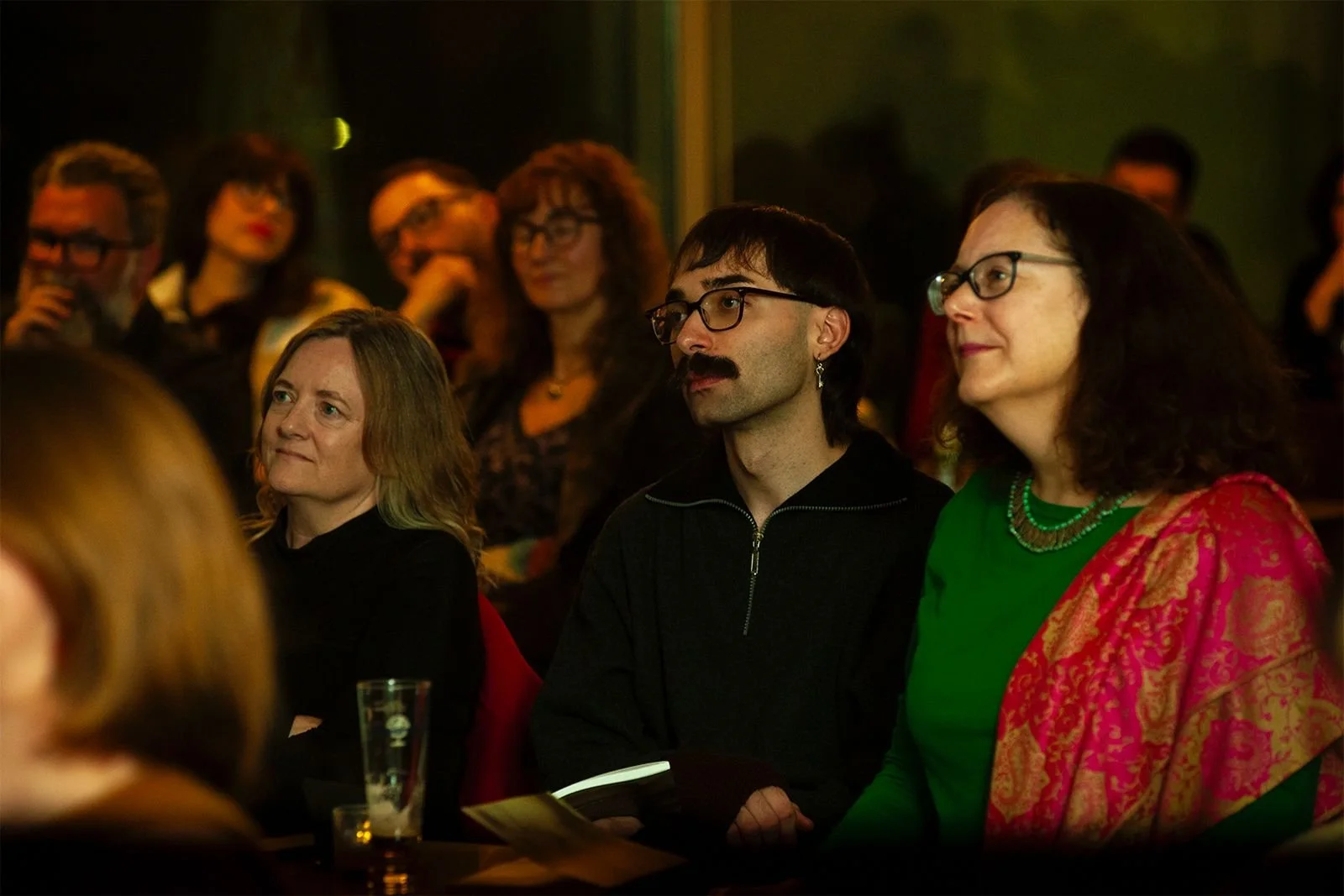 The audience, being appreciative