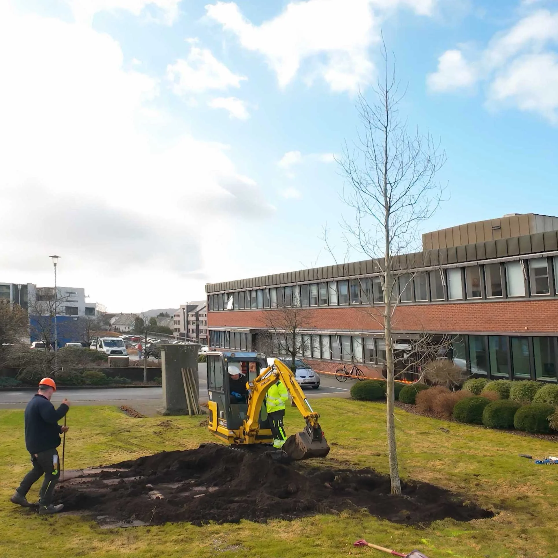 Et nytt tuntre ved Strand&nbsp;rådhus