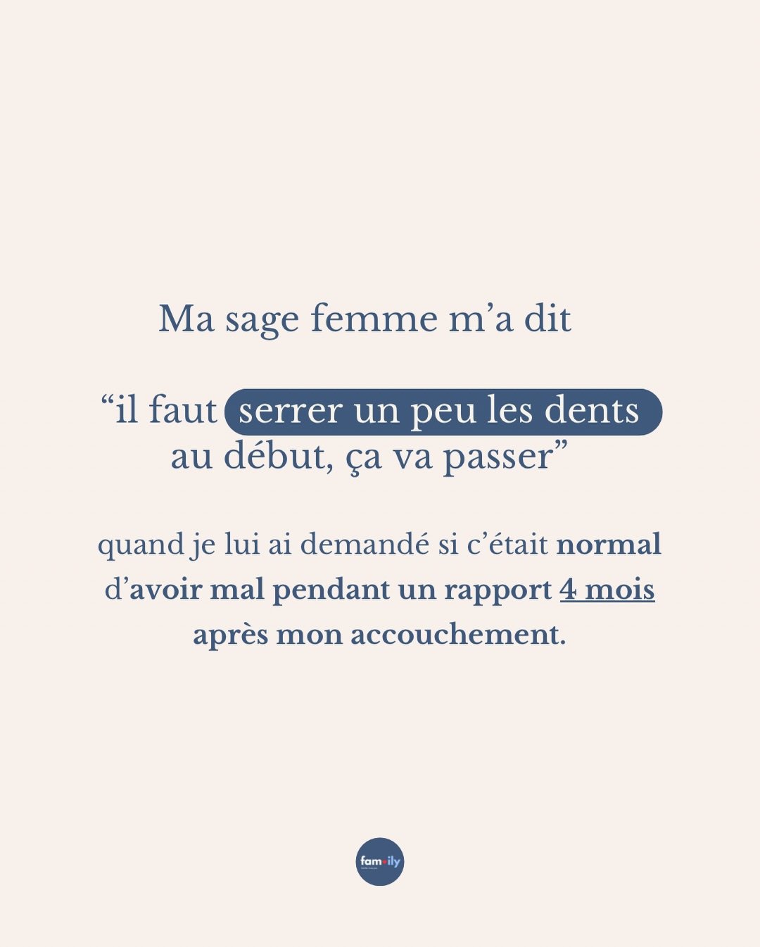 Tomber sur cette phrase ce matin et ne pas h&eacute;siter une minute &agrave; vous la partager tant elle est violente ❌

Un professionnel de sant&eacute; ayant ce genre de propos c&rsquo;est un Red flag 🚩 DIRECT ! 

Vous m&eacute;ritez d&rsquo;&ecir