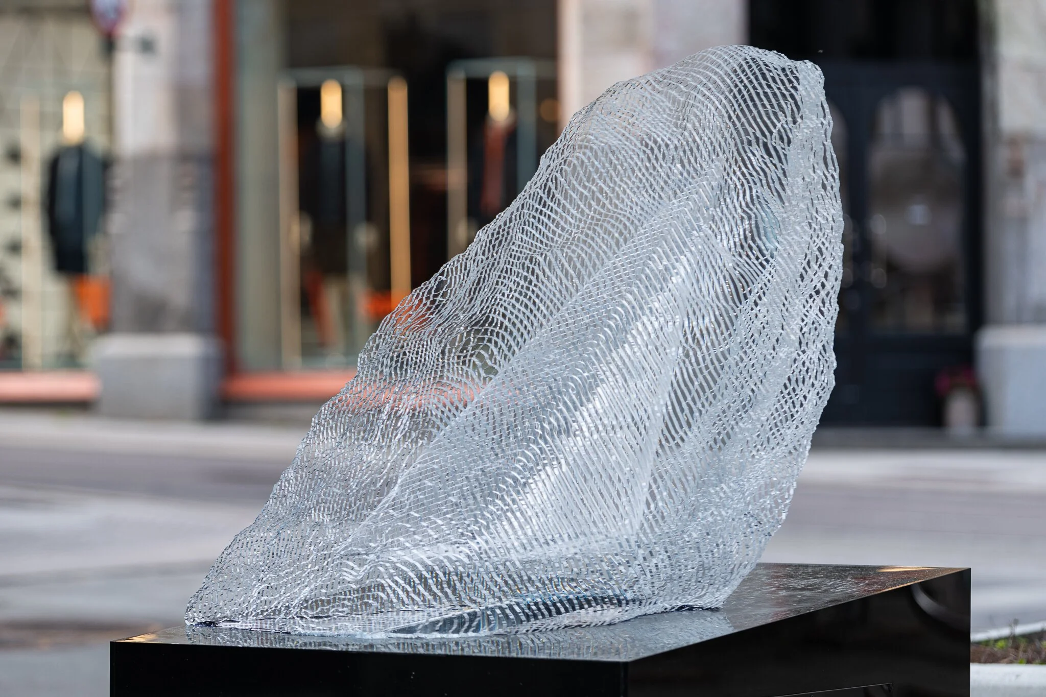 LINN LERVIK og FARHAD KALANTARY STEIN, Øvre Slottsgate, 2020. 