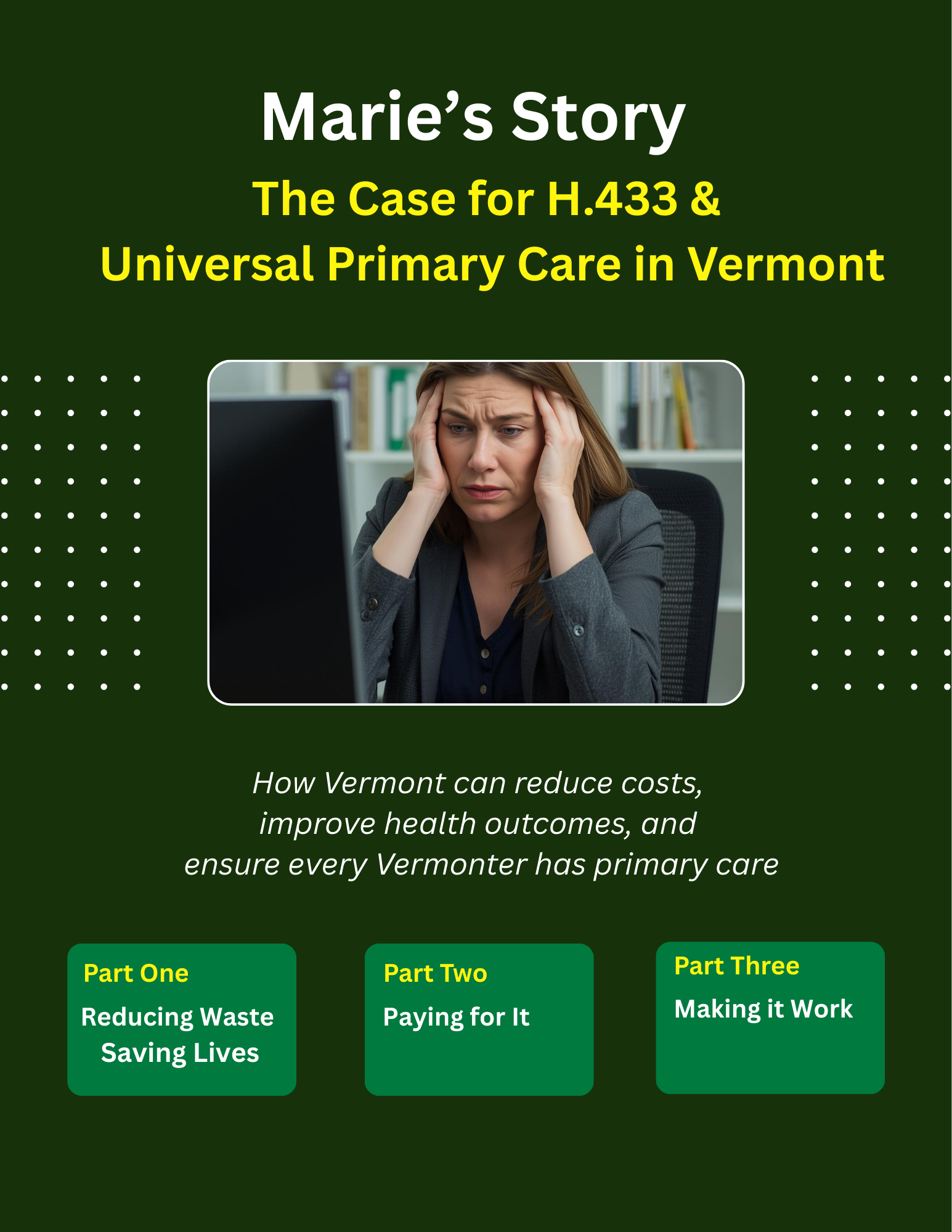 Marie's Story: The Case for Universal Primary Care in Vermont