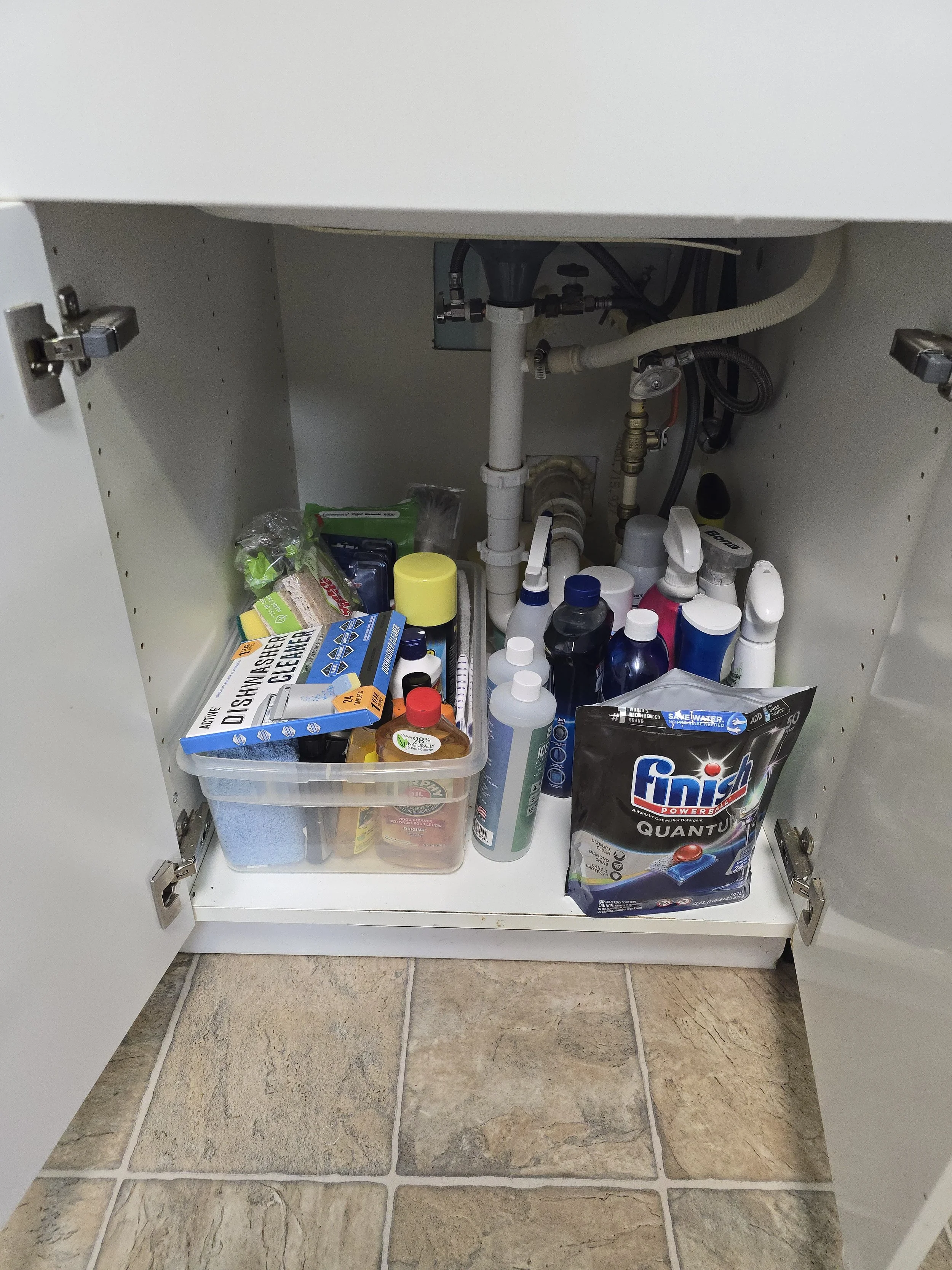 Before Under Kitchen Sink