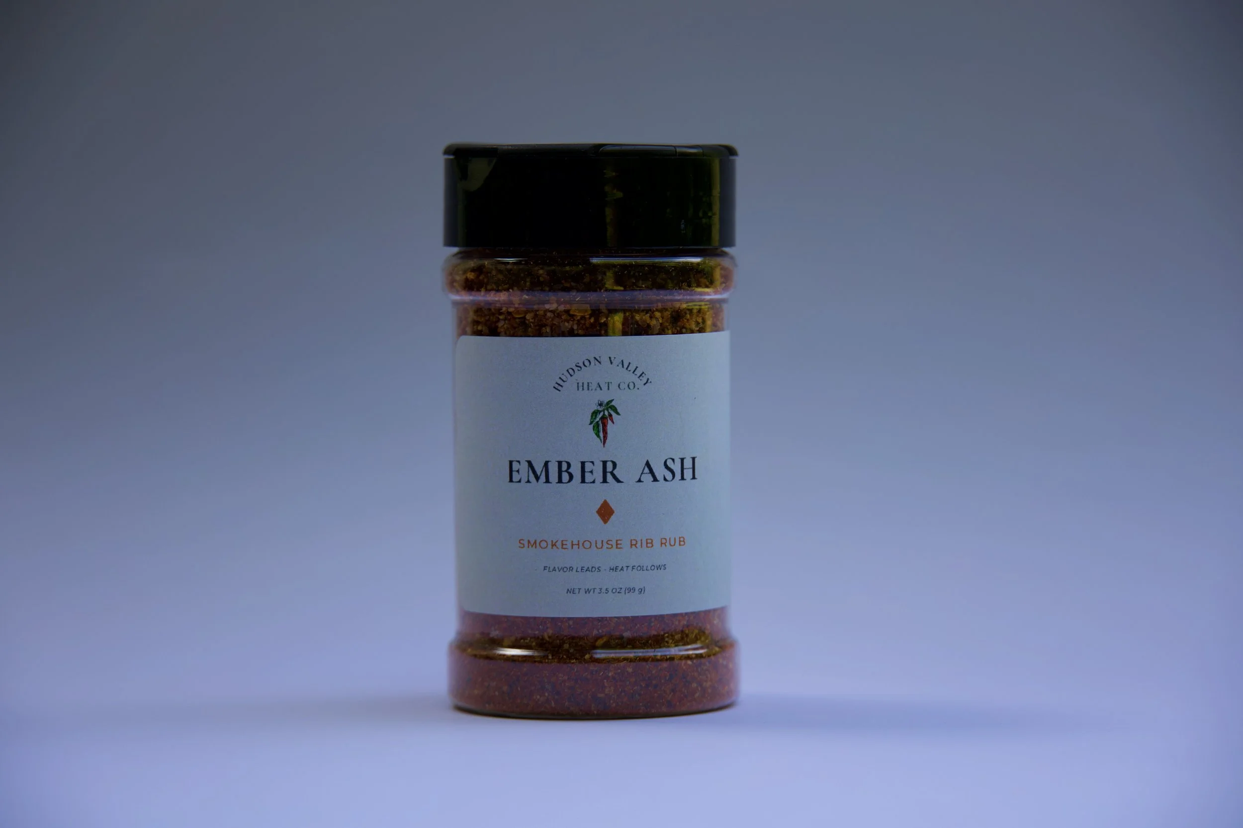 Ember Ash sweet heat BBQ rib rub by Hudson Valley Heat Co.