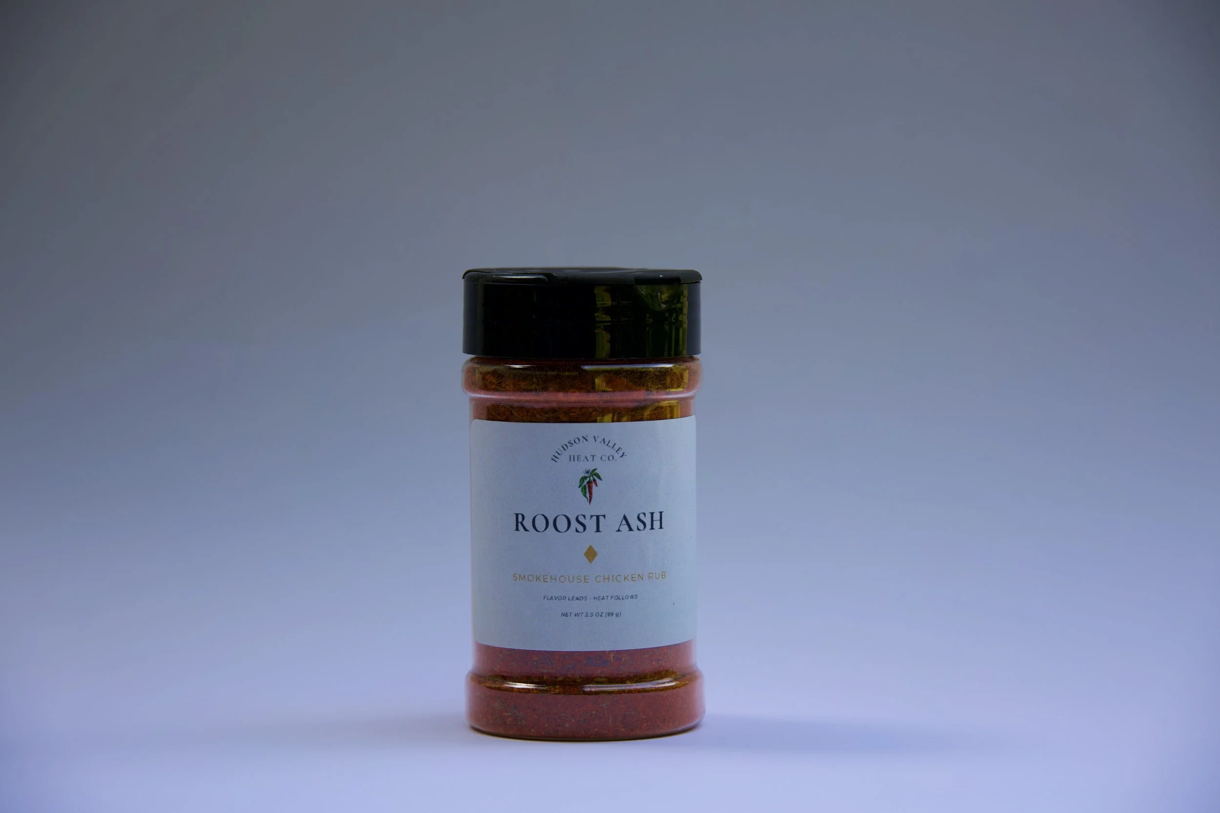 Roost Ash spicy chicken rub by Hudson Valley Heat Co.
