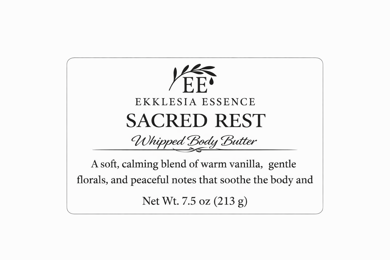 Sacred Rest Body Butter