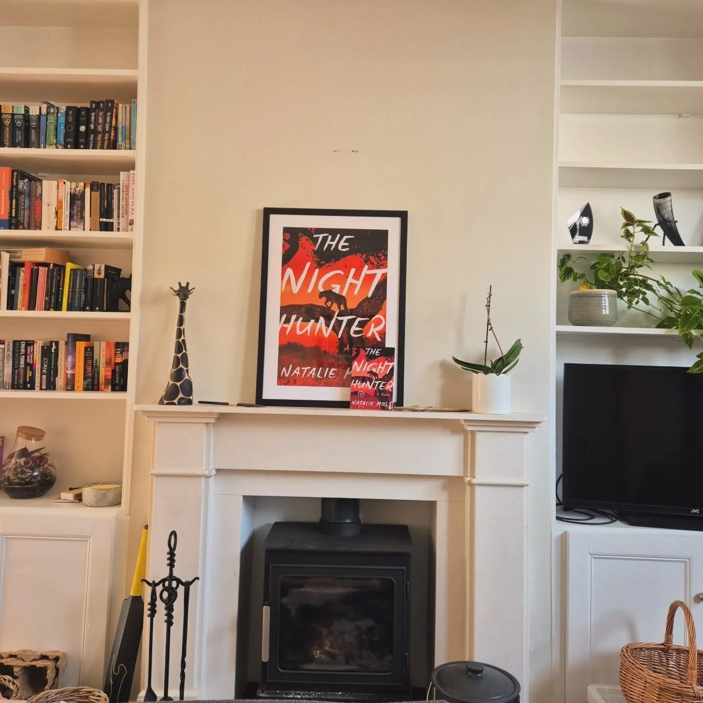 For our first (legal) wedding anniversary, the paper one, my husband nailed it with a ginormous print of my cover! Apparently he wanted to get an even bigger one but thought better of it 😅 (thank goodness!)