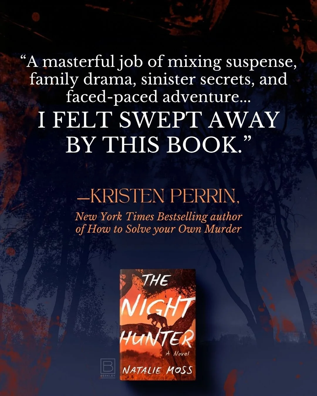 Another quote, this one from the incredible Kristen Perrin. 
Kristen is not only such a rockstar but also such a warm and generous person. I had the pleasure of meeting her through some crime friends and hanging out at Harrogate and Kristen has alway