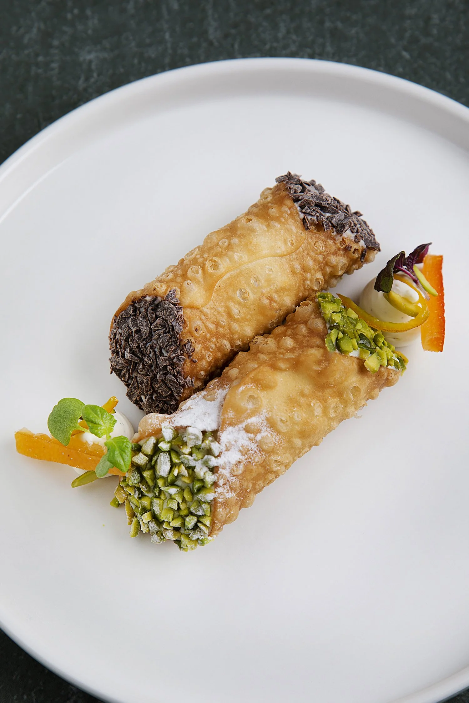 Two cannoli Food Photographer Kuwait