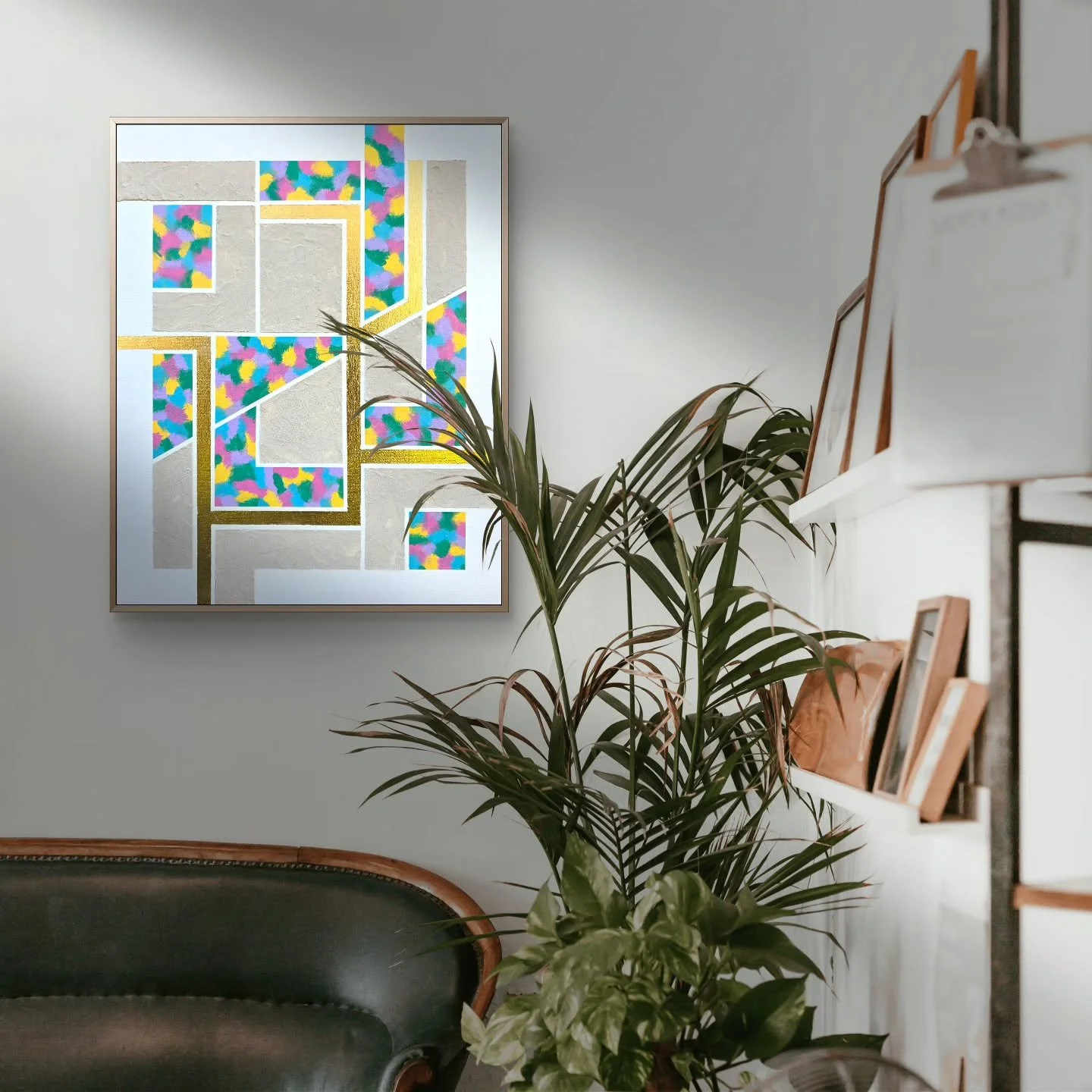 Last few textured paste pieces available from the current collection - get them whilst you can! 🖼
&bull;
"Urban Ascent" (40x50cm)
&bull;
Original artwork &amp; commissions undertaken. DM to discuss. 
&bull;
#tombatesart #abstractart #conte
