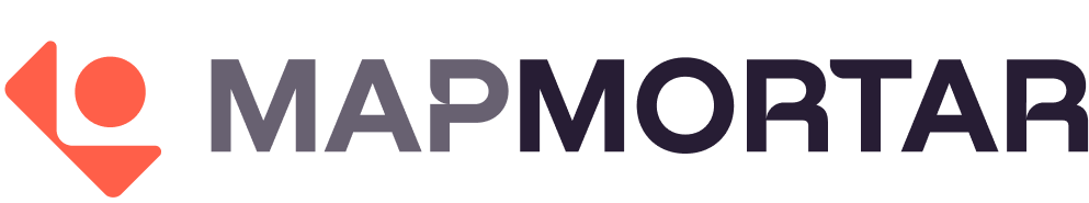 The Marmortar logo featuring a red geometric shape and the word "МАРМОРТАВ" in bold dark purple Cyrillic letters.