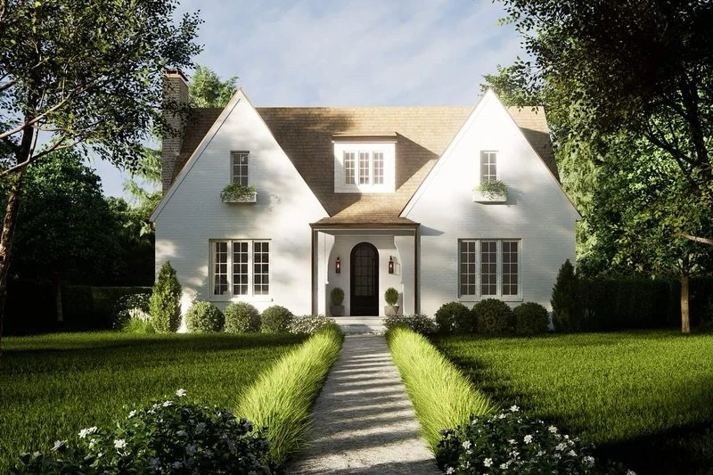 Introducing The Spring Creek Cottage&mdash;the second of three 2026 Curated House Plans we selected from our friends at @plankandpillow | The Spring Cottage is inviting &amp; comfortable with a modern twist. Its ability to transition with you through