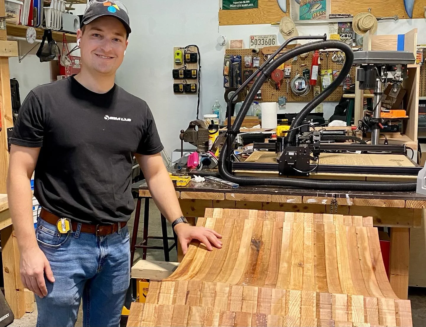 Want a look into my crazy shop? Here are some WIP photos from my personal desk. From panel joining and CNC router work, to hand-cutting pieces and hanging drawers, this one had it all. I&rsquo;d say the hard work was worth it.

Like what you see? Ple