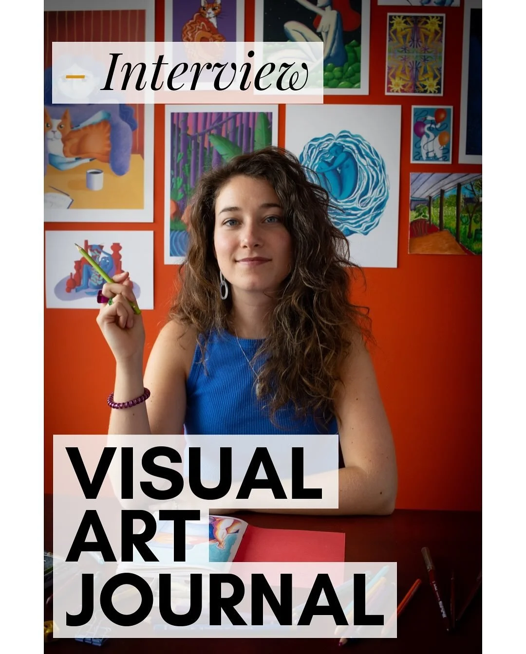 I&rsquo;m featured in @visualartjournal with my art and an interview! Read it through the link in my bio. The online and printed journal with the interview will be out mid August. 

Also throwback to last week when my painting &lsquo;Comfort&rsquo; w
