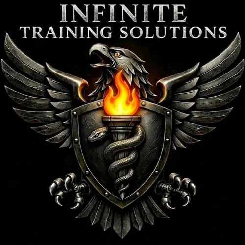 Infinite Training Solutions eagle and torch logo