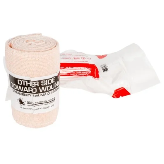 Rolled Responder Emergency Trauma Dressing