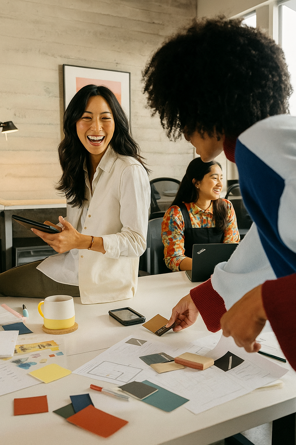 Kollegor med högt engagemang