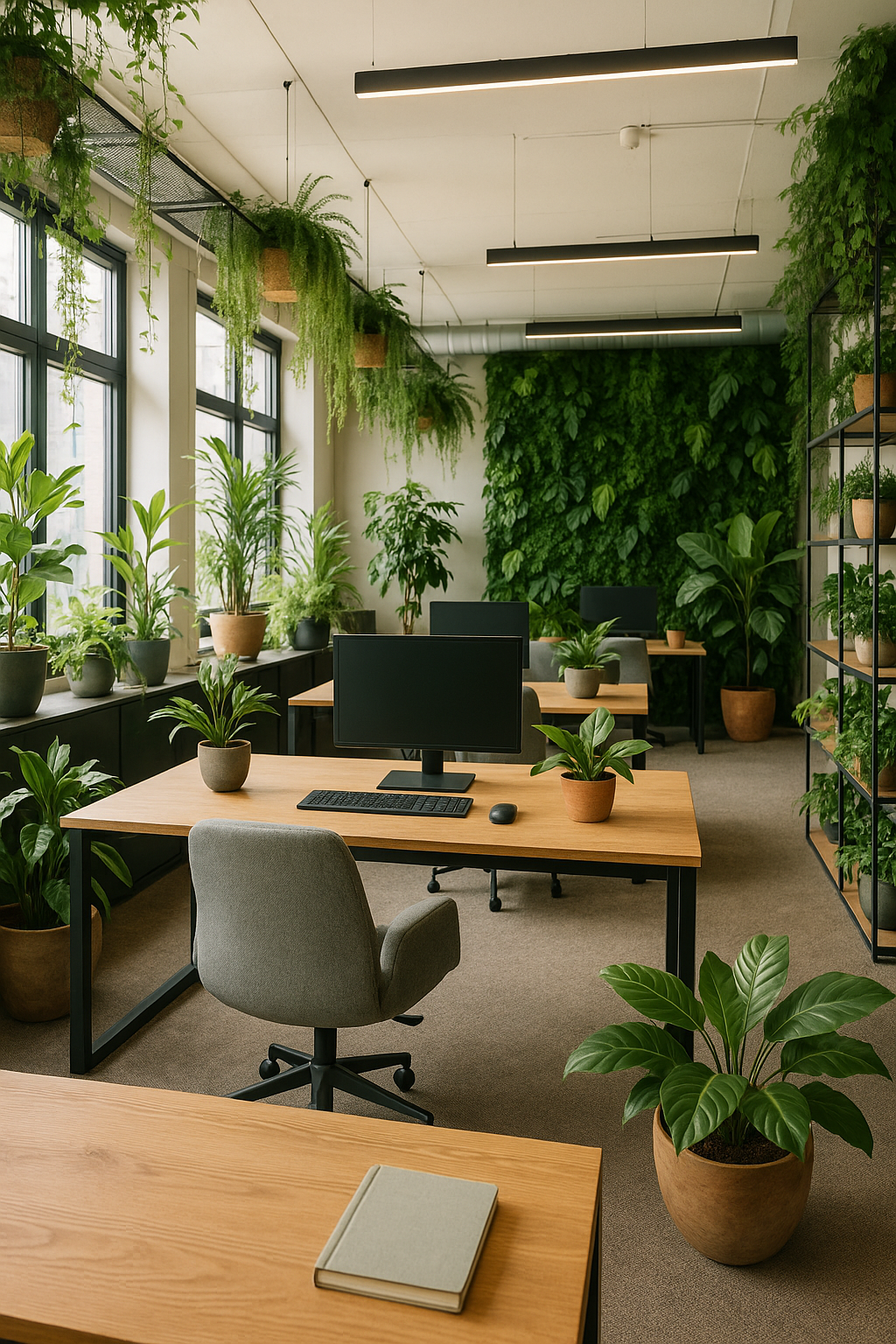Kontor med biofili 