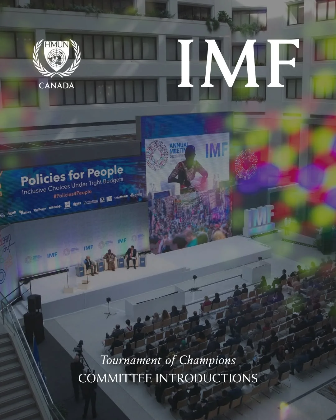 The International Monetary Fund takes center stage at HarvardMUN Canada as our Tournament of Champions committee.

In IMF, delegates step into the role of real-world economic decision-makers:weighing austerity against growth, balancing market confide