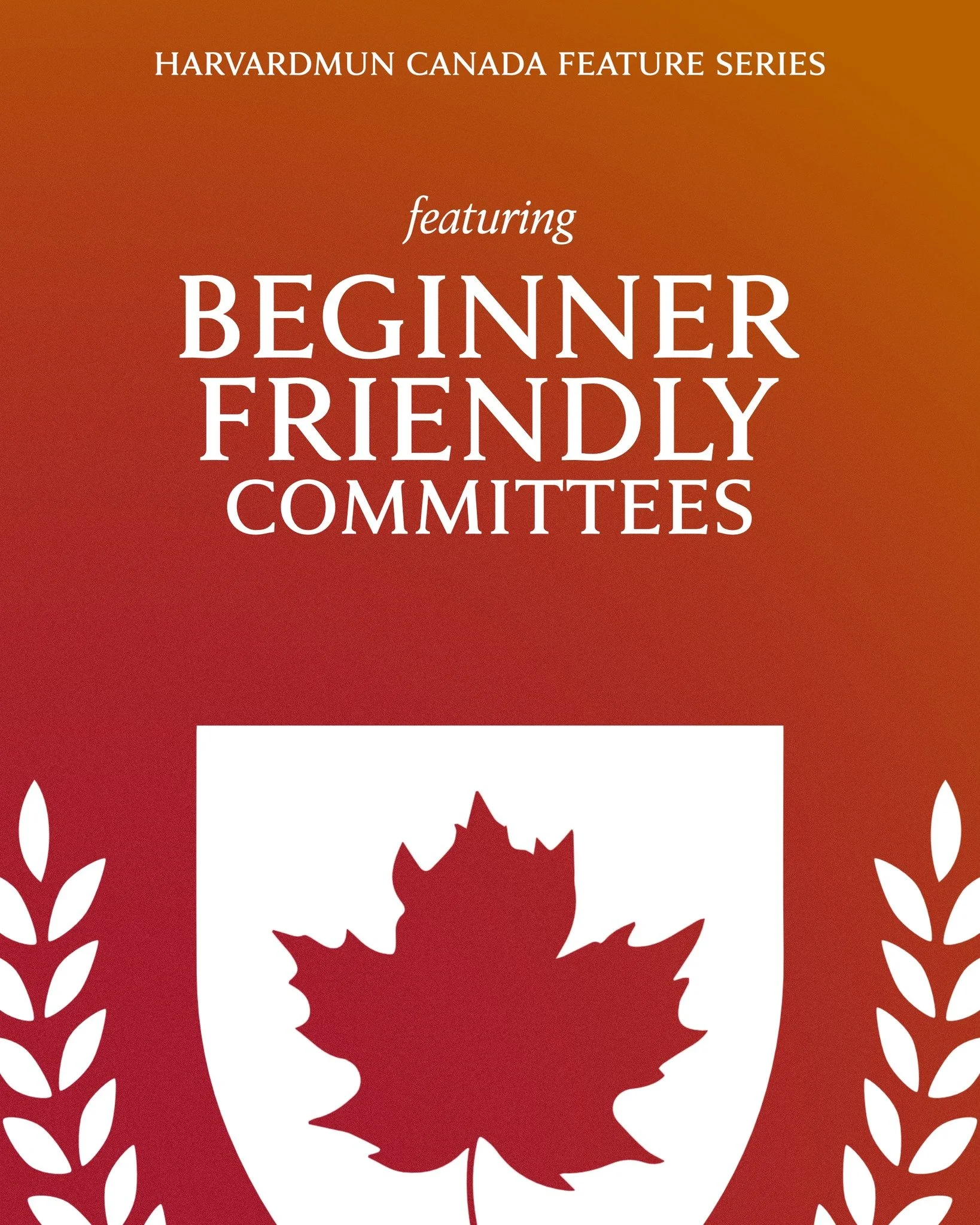 Featuring the Beginner-Friendly Committees at HarvardMUN Canada, these are two General Assembly committees (SOCHUM &amp; UNDP) that are tailored for either younger, less experienced, or first-time delegates.

Throughout the Beginner-Friendly Committe
