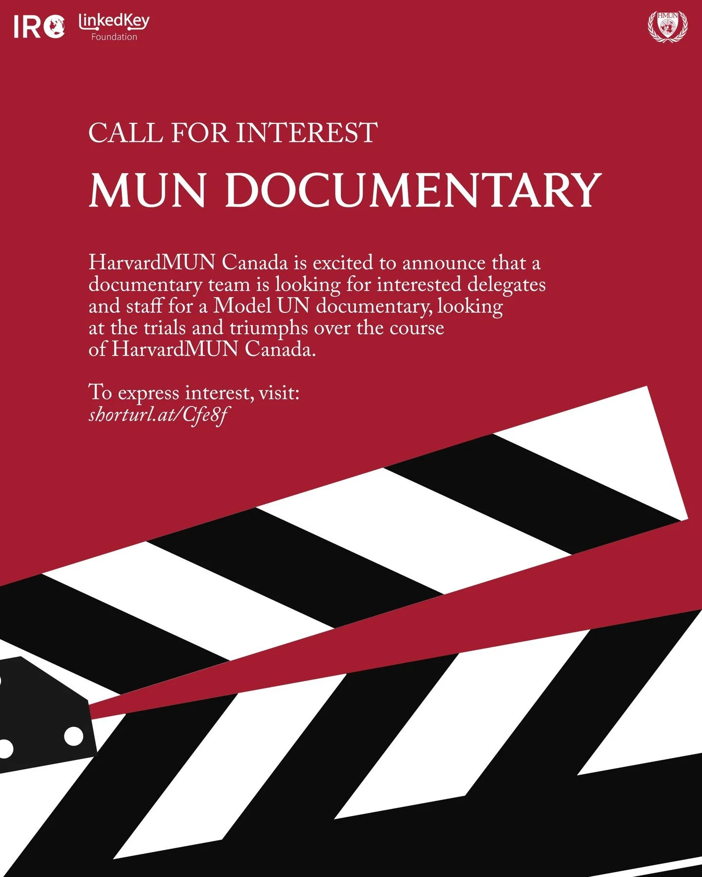 HarvardMUN Canada is excited to announce that a documentary team is looking for interested delegates and staff for a Model UN documentary, looking at the trials and triumphs over the course of HarvardMUN Canada.

To express interest in the documentar