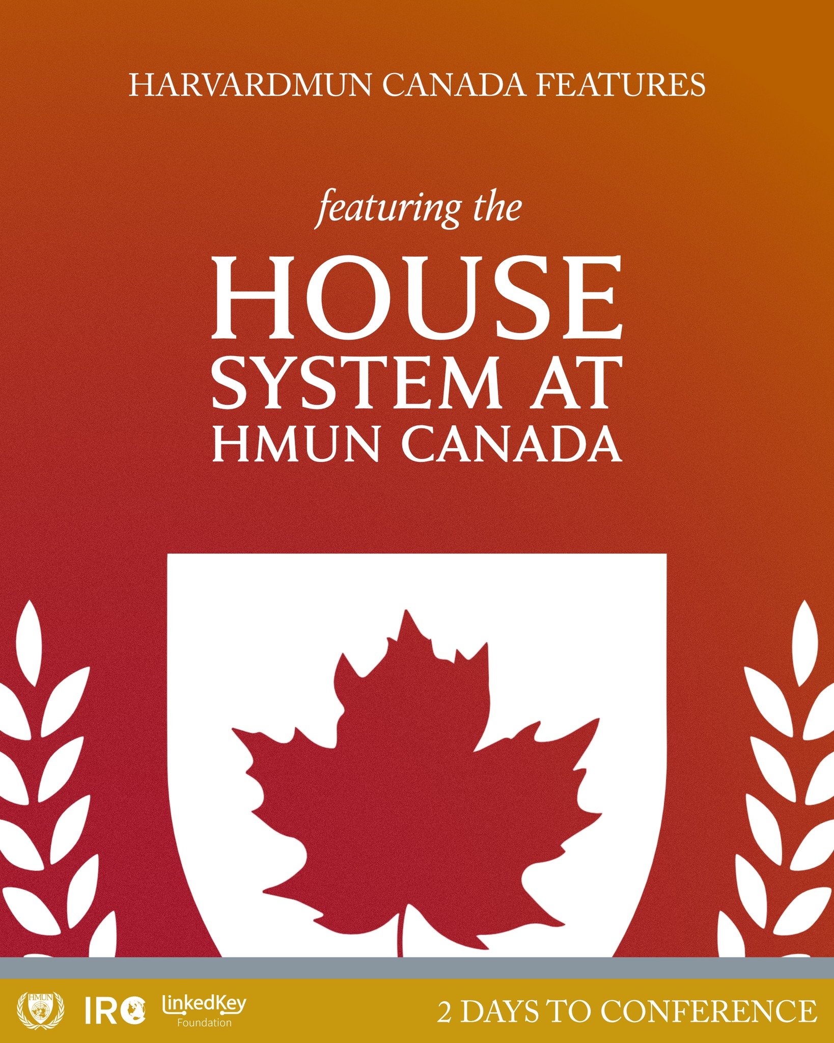 All HarvardMUN Canada 2026 participants will be sorted into a House, emblematic of those at Harvard University. House members will compete in non-academic events to win "points" for their respective House, culminating in a Best House award 