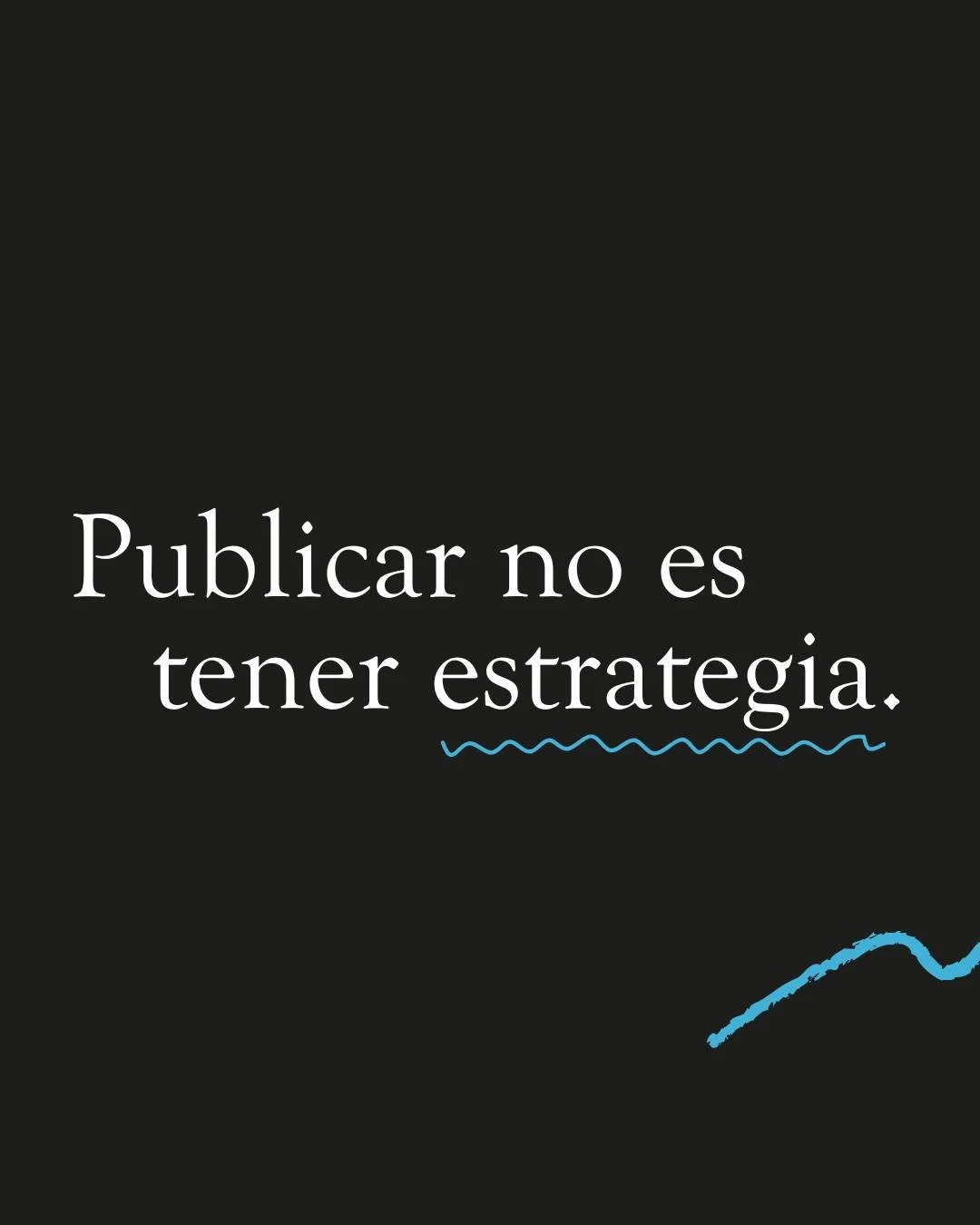 Publicar por publicar no funciona. Tener una estrategia, s&iacute;. 🤩

Trabajamos para que tu marca tenga voz, intenci&oacute;n y resultados reales:
✨ Social Media
✨ Branding
✨ Estrategia digital
✨ Contenido que conecta

Si quieres dejar de &ldquo;e