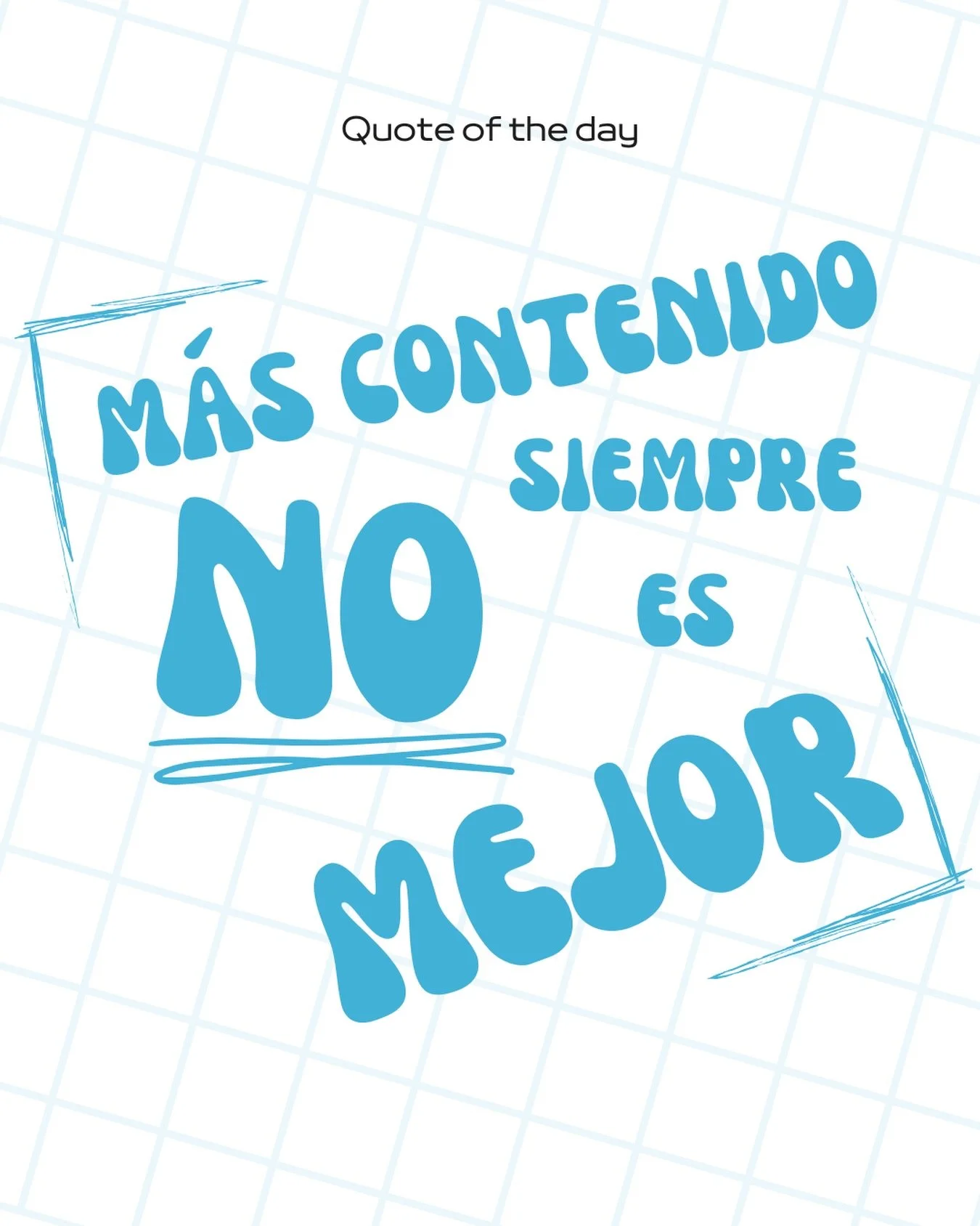 Y lo sabes. 🫵
Publicar por publicar no construye nada. No conecta. No vende.

&iquest;Hablamos? 🩵

&middot; &middot; &middot; &middot;
#marketingreal #socialmediatips #afgcomunicacio #quoteoftheday #andorra