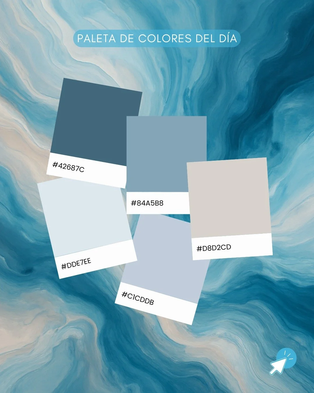 Hoy, el d&iacute;a se siente exactamente como esta paleta de colores. &iexcl;Te la comparto para que la uses de inspiraci&oacute;n! 🫰🏻

&middot; &middot; &middot; &middot;
#colourpalette #inspo #afgcomunicacio #marketingdigital #andorra