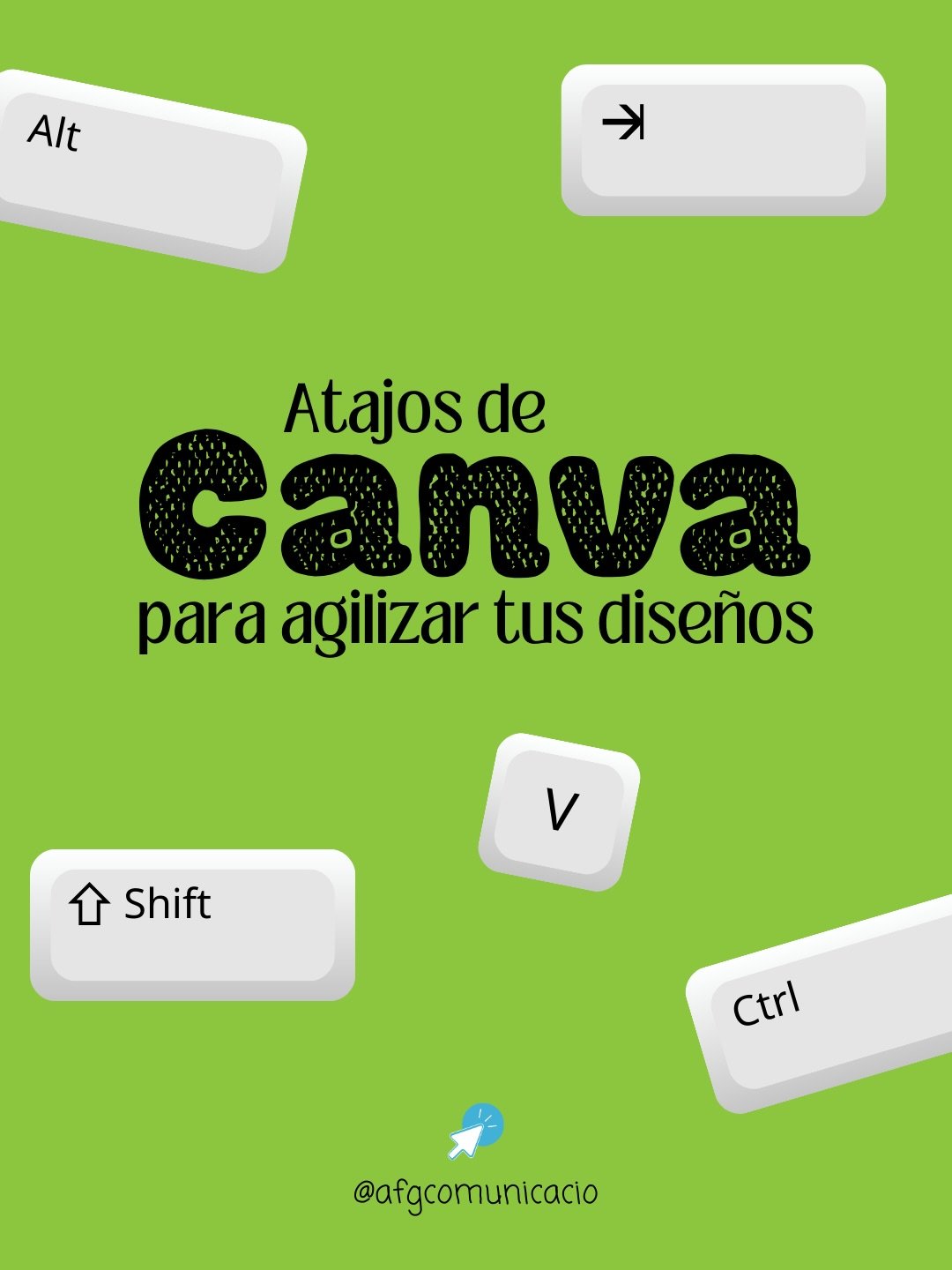 Estos atajos de Canva te van a solucionar la vida, &iexcl;seguro! ☺️

&bull; &bull; &bull; &bull;
#canva #keyboard #canvatips #atajosdeteclado #afgcomunicacio