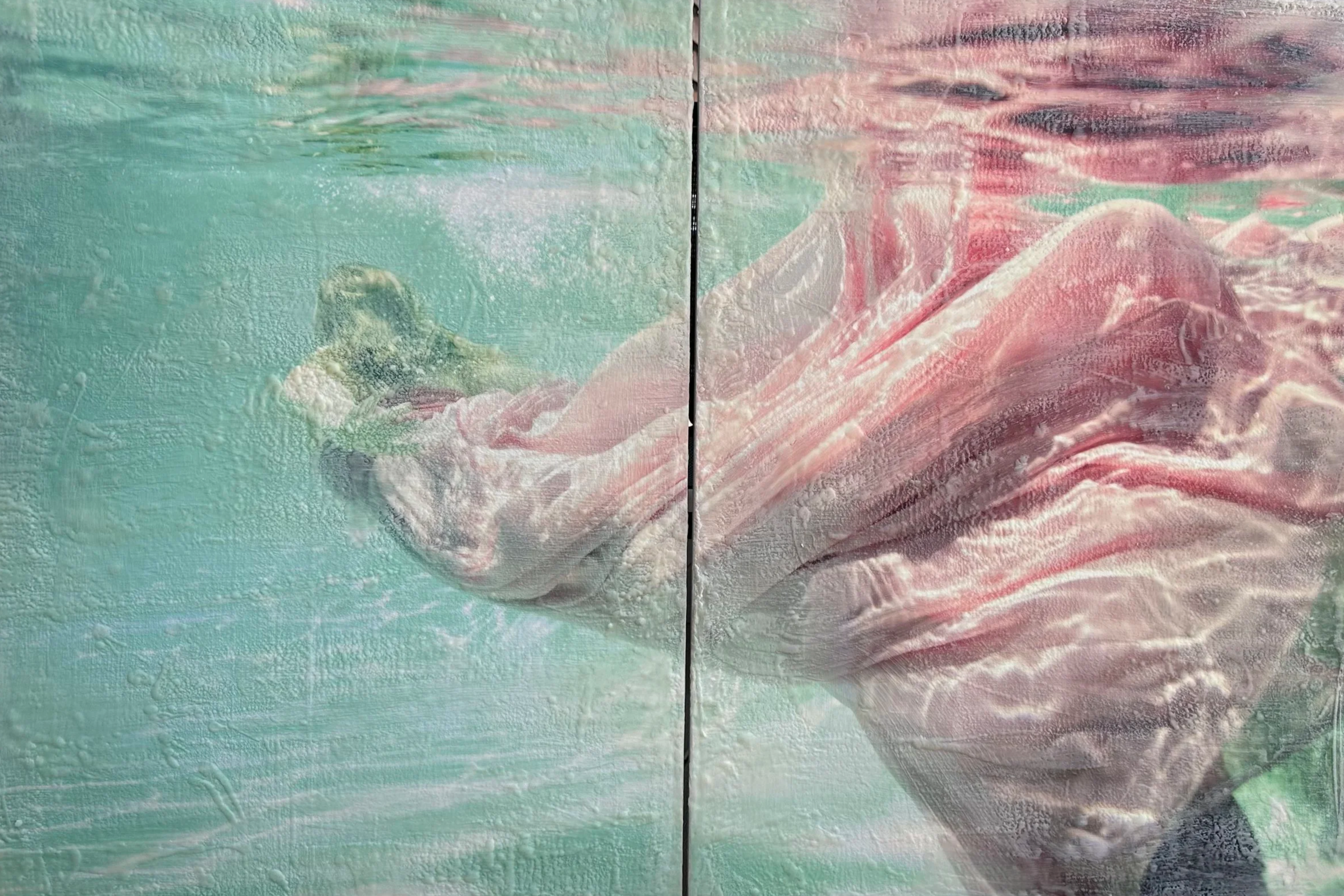 Eirene diptych two panels 40 x 30 each