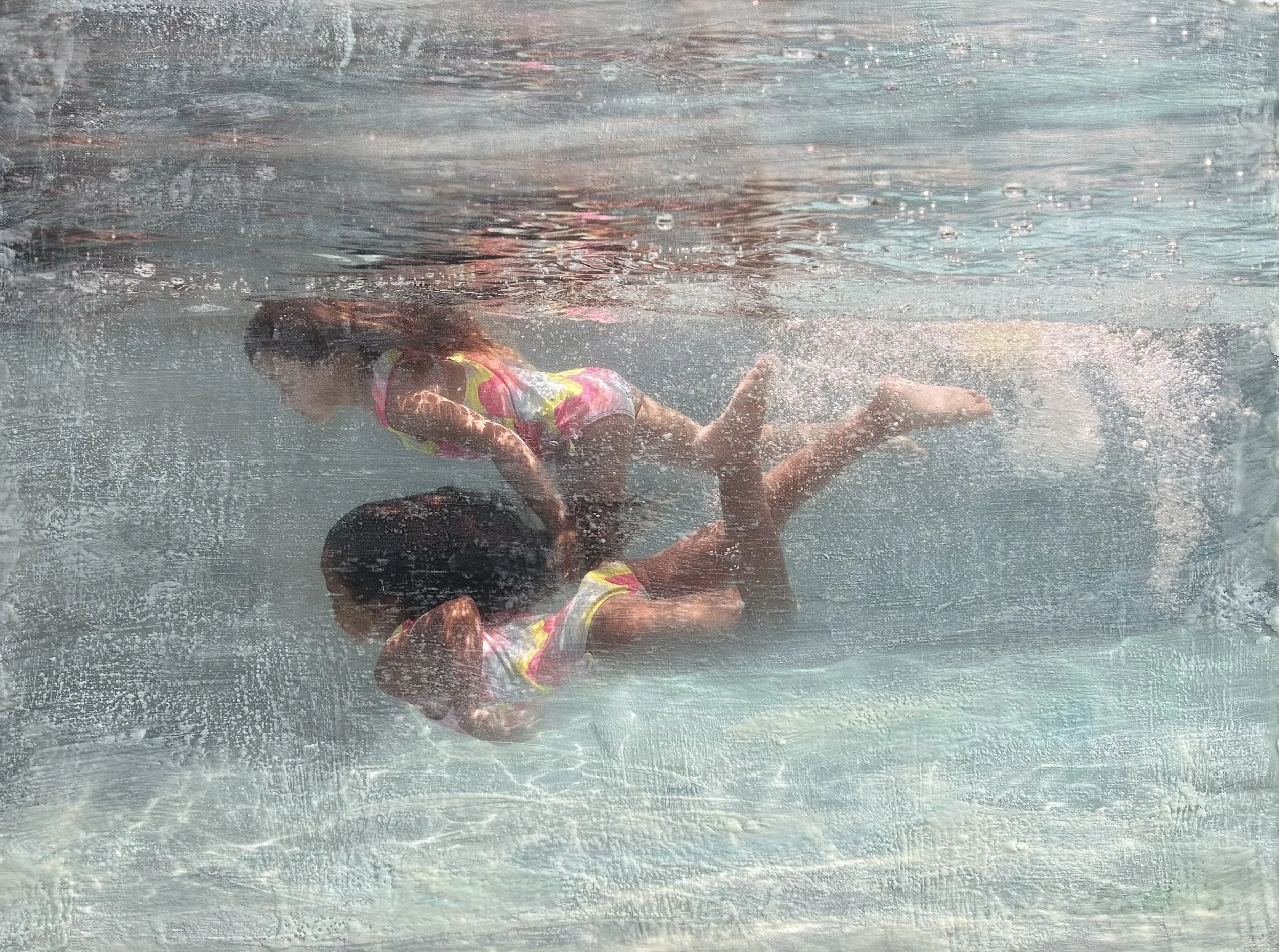 SEA NYMPH TWINS
Description: 48 × 36 in · Private collection