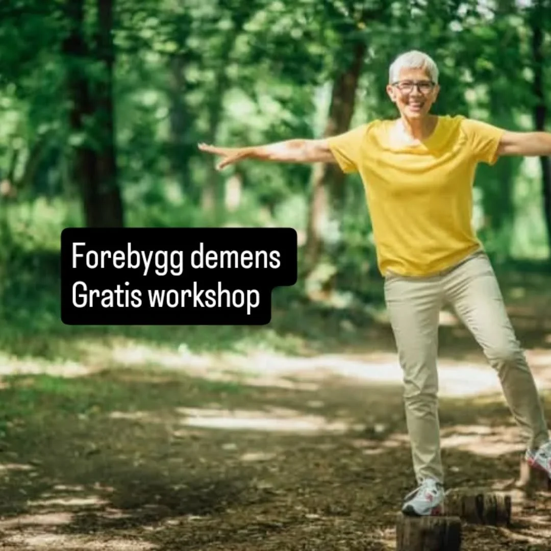 Mandag 18.aug. kl.18:30 - 19:30

Gratis workshop med musikk og bevegelse

👍For &aring; styrke hukommelse og tilstedev&aelig;relse
👍Passer for deg som vil ta vare p&aring; hjernen
👍Passer for deg som p&aring;r&oslash;rende
👍Forebyggende eller ved 