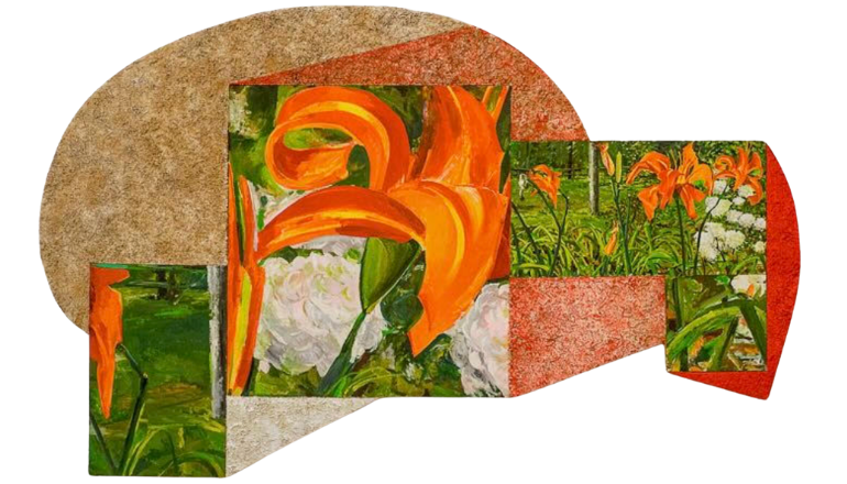 Bill Hochhausen contemporary floral painting Giant lily modern flower oil painting (1).png