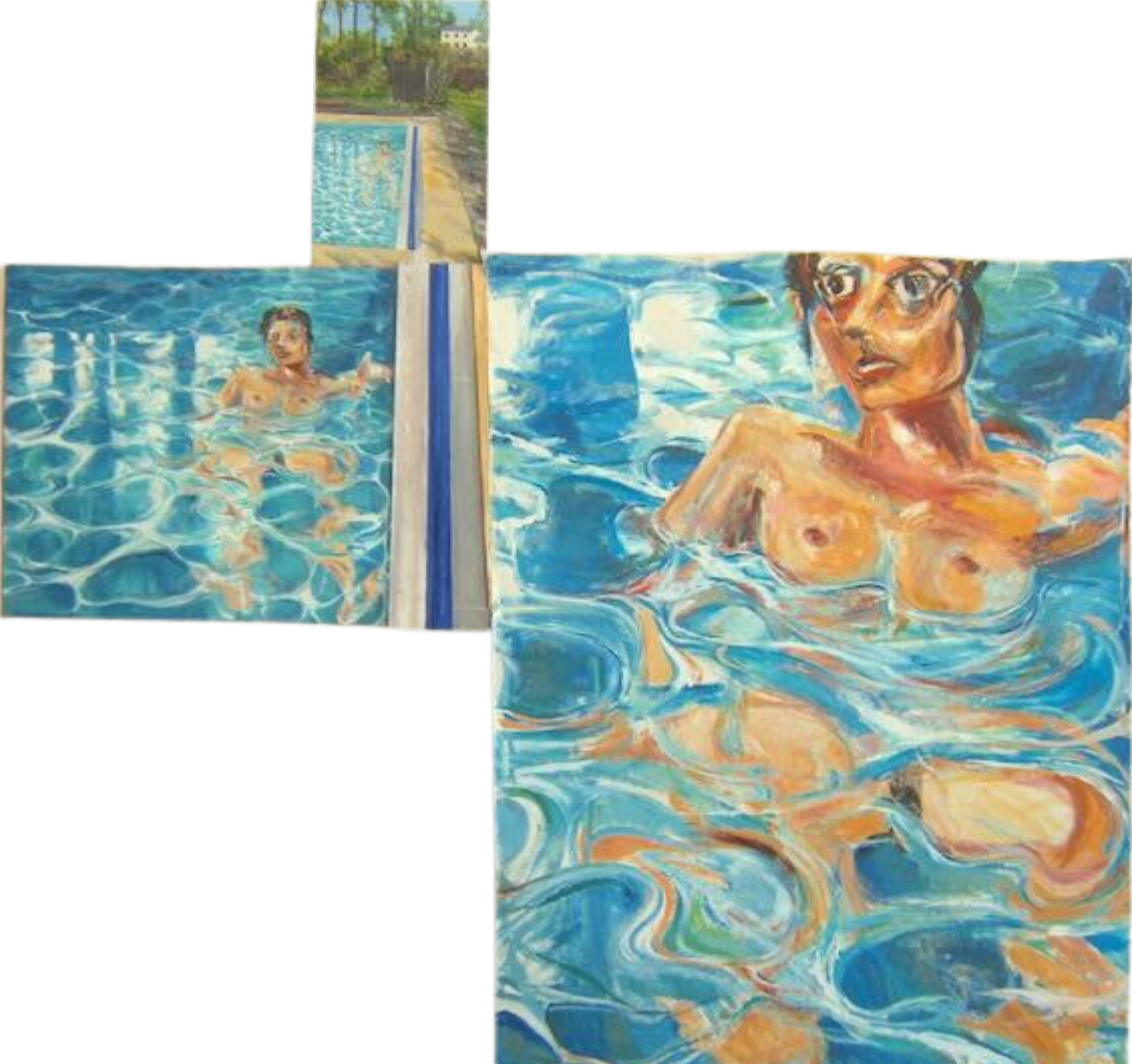 bill hochhausen woman in pool contemporary oil painting portrait .png