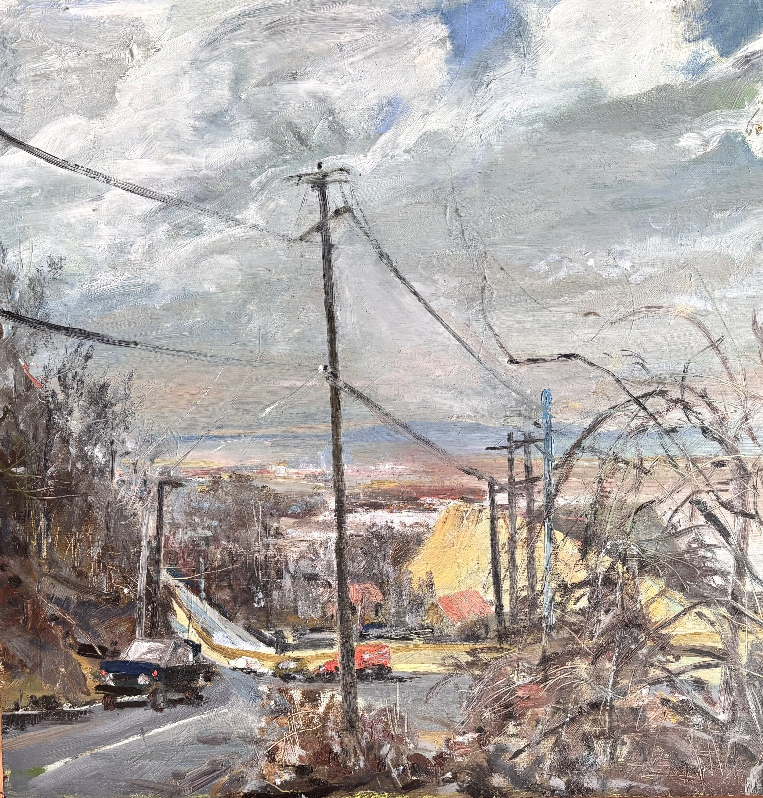 bill hochhausen observational landscape painting highway modern oil painting.jpg