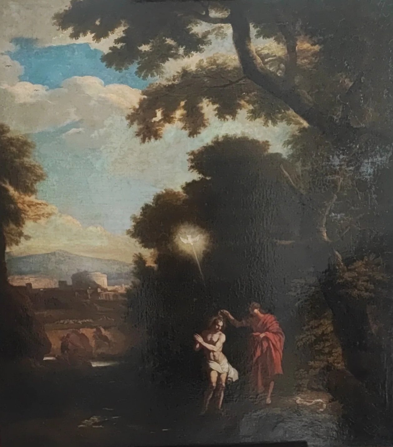 Baptême du Christ, peintre anonyme, XVIIe siècle