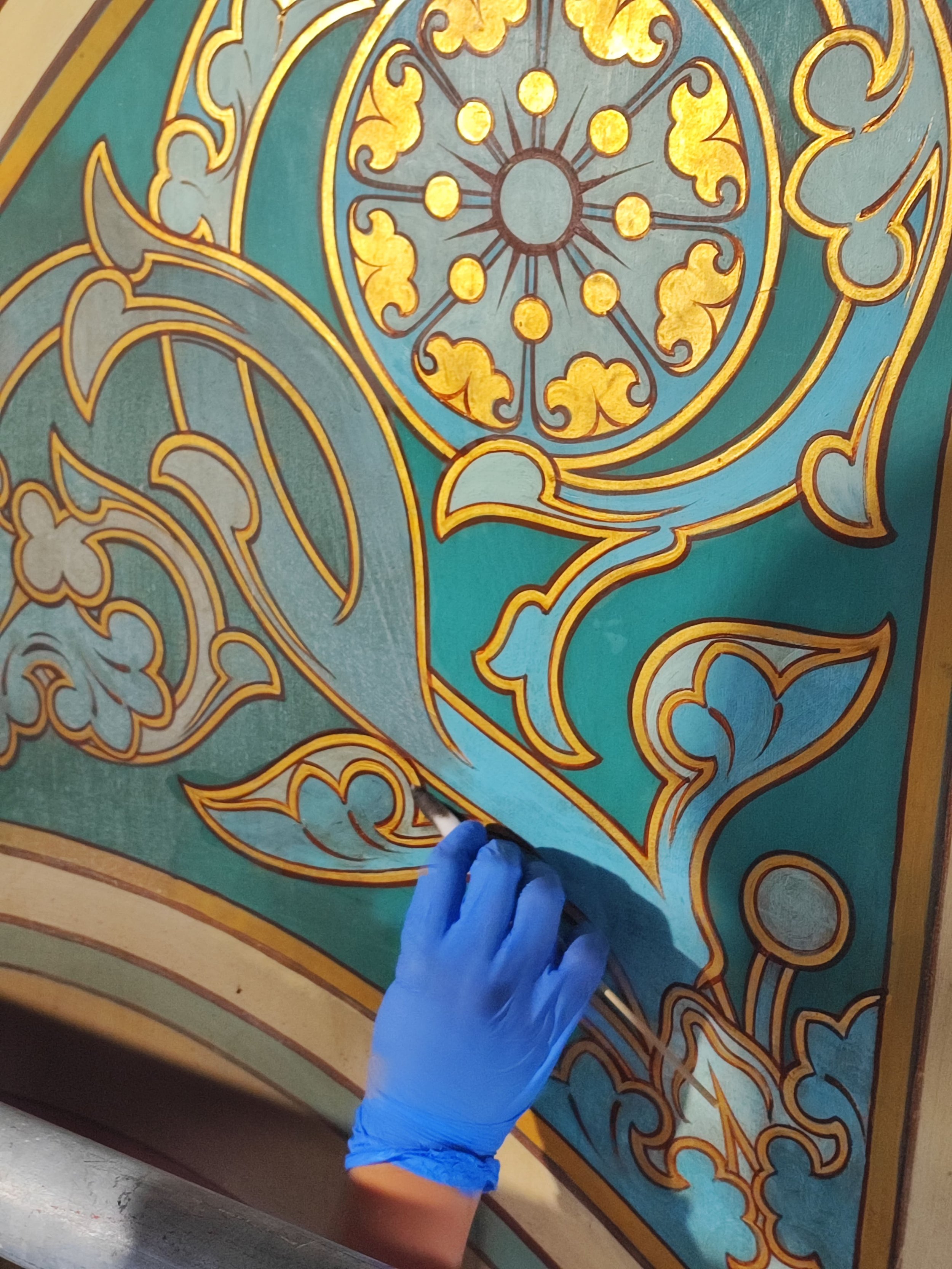 Peintures murales, Savinien Petit, église Saint-Joseph-des-Nations, 1870