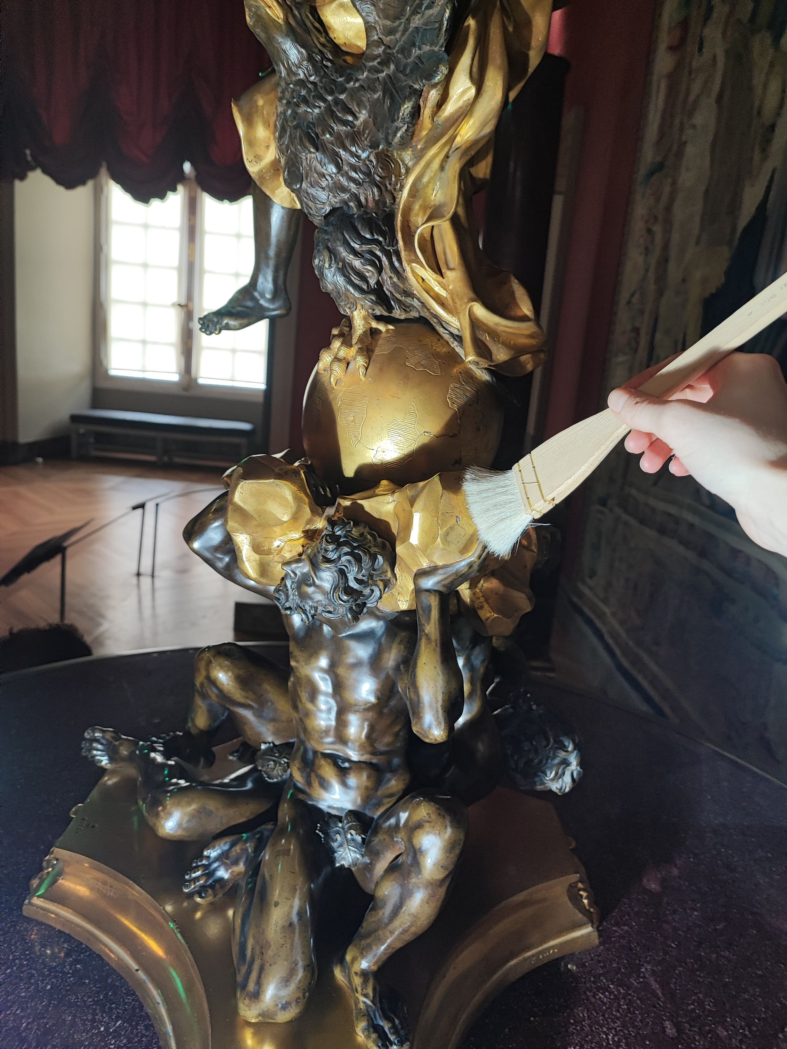 Chantier d’entretien des collections – Musée du Louvre